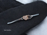 Avani Jewellers Silver Ladies Fancy Bracelet - 6.83, Adjustable