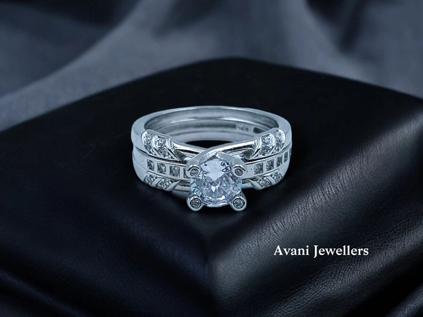 Avani Jewellers Silver Ladies Fancy Ring - 5.38, 14