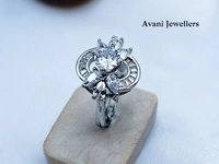 Avani Jewellers Silver Ladies Fancy Ring - 4.86, 17