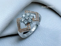 Avani Jewellers Silver Ladies Fancy Ring - 3.37, 11