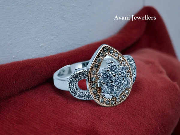 Avani Jewellers Silver Ladies Fancy Ring - 3.26, 10