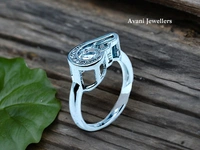 Avani Jewellers Silver Ladies Fancy Ring - 2.55, 9