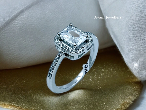 Avani Jewellers Silver Ladies Fancy Ring - 2.67, 15
