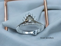 Avani Jewellers Silver Ladies Fancy Ring - 2.72, 14
