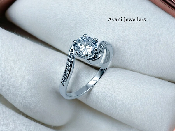 Avani Jewellers Silver Ladies Fancy Ring - 2.98, 21