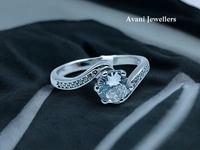 Avani Jewellers Silver Ladies Fancy Ring - 2.98, 21