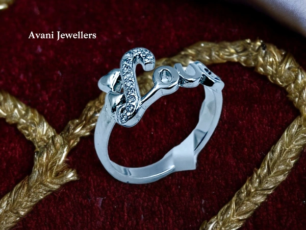 Avani Jewellers Silver Ladies Fancy Ring - 2.25, 12