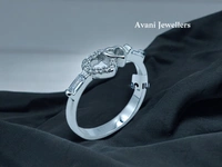 Avani Jewellers Silver Ladies Fancy Ring - 2.12, 15