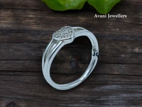 Avani Jewellers Silver Ladies Fancy Ring - 1.95, 14