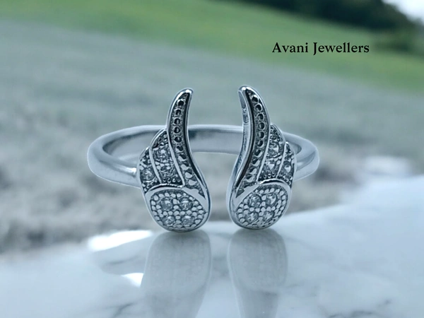 Avani Jewellers Silver Ladies Fancy Ring - 3, 14