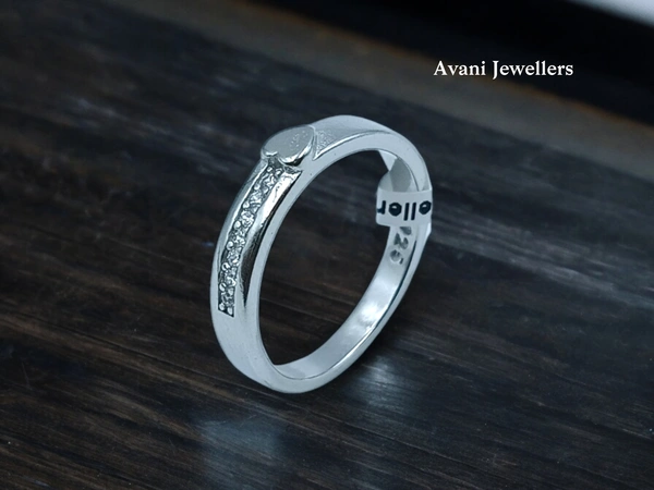Avani Jewellers Silver Ladies Fancy Ring - 2.23, 12
