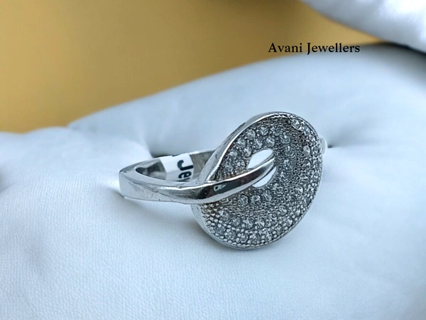 Avani Jewellers Silver Ladies Fancy Ring - 3.24, 12