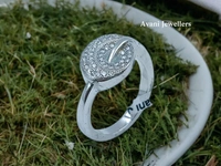 Avani Jewellers Silver Ladies Fancy Ring - 3.24, 12