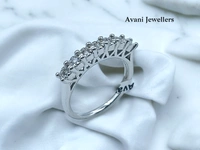 Avani Jewellers Silver Ladies Fancy Ring - 2.17, 10