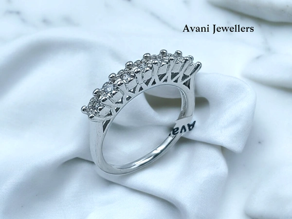 Avani Jewellers Silver Ladies Fancy Ring - 2.17, 10