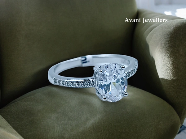 Avani Jewellers Silver Ladies Fancy Ring - 2.75, 14