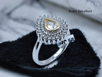 Avani Jewellers Silver Ladies Fancy Ring - 4.05, 12
