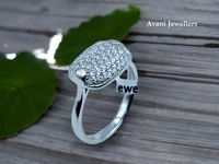 Avani Jewellers Silver Ladies Fancy Ring - 2.6, 12