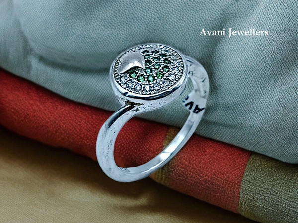 Avani Jewellers Silver Ladies Fancy Ring - 2.83, 12