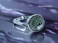 Avani Jewellers Silver Ladies Fancy Ring - 2.83, 12