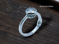 Avani Jewellers Silver Ladies Fancy Ring - 2.25, 9