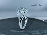 Avani Jewellers Silver Ladies Fancy Ring - 2.8, 14