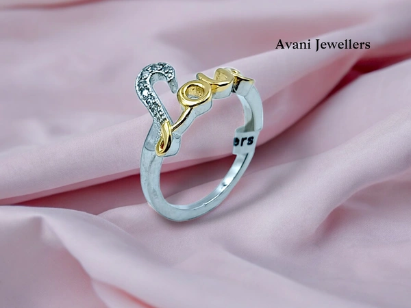 Avani Jewellers Silver Ladies Fancy Ring - 2.05, 9