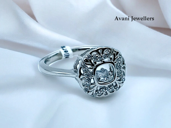 Avani Jewellers Silver Ladies Fancy Ring - 2.98, 14