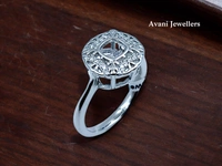 Avani Jewellers Silver Ladies Fancy Ring - 2.98, 14