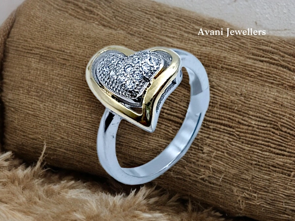 Avani Jewellers Silver Ladies Fancy Ring - 2.75, 10