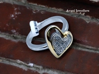 Avani Jewellers Silver Ladies Fancy Ring - 2.75, 10