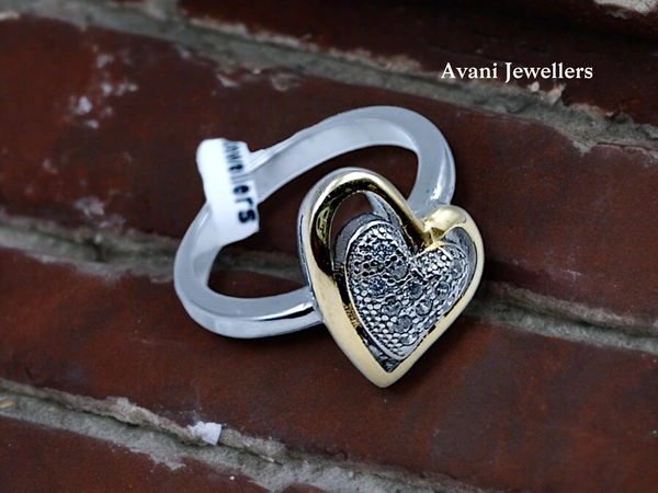 Avani Jewellers Silver Ladies Fancy Ring - 2.75, 10