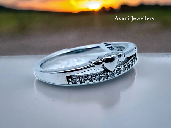 Avani Jewellers Silver Ladies Fancy Ring - 2, 12