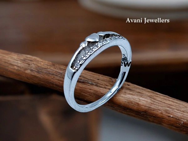 Avani Jewellers Silver Ladies Fancy Ring - 2, 12