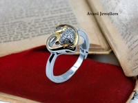 Avani Jewellers Silver Ladies Fancy Ring - 2.81, 12