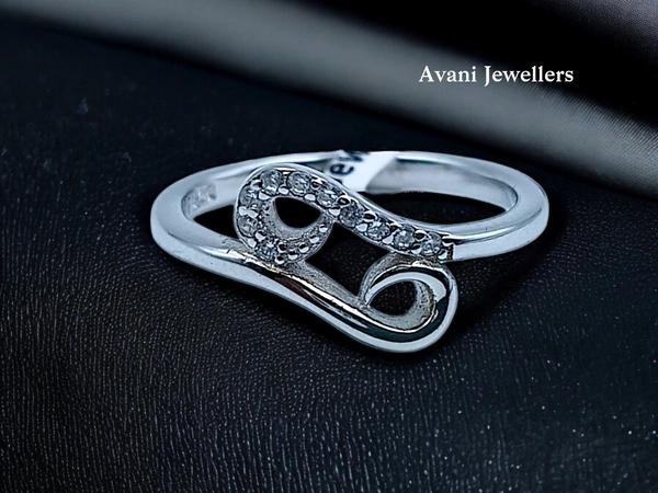Avani Jewellers Silver Ladies Fancy Ring - 1.98, 13