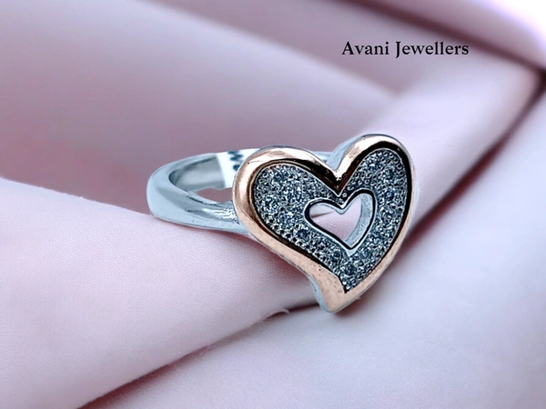 Avani Jewellers Silver Ladies Fancy Ring - 2.75, 9