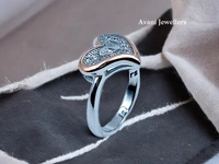 Avani Jewellers Silver Ladies Fancy Ring - 2.75, 9