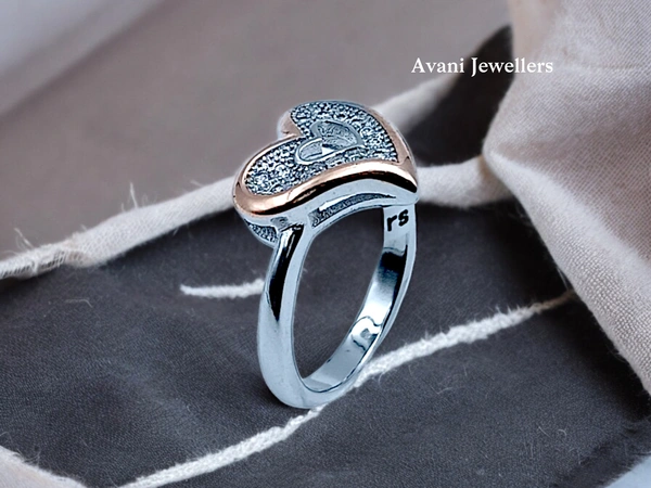 Avani Jewellers Silver Ladies Fancy Ring - 2.75, 9