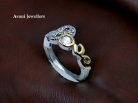 Avani Jewellers Silver Ladies Fancy Ring - 2.41, 10
