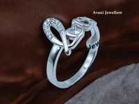 Avani Jewellers Silver Ladies Fancy Ring - 2.31, 15