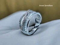 Avani Jewellers Silver Ladies Fancy Ring - 3.18, 9