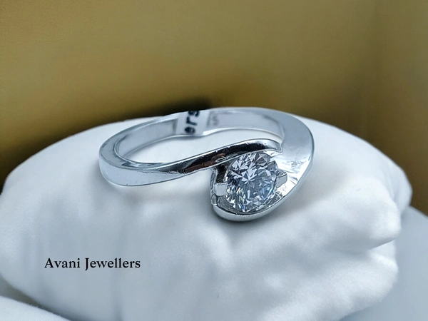 Avani Jewellers Silver Ladies Fancy Ring - 2.8, 10