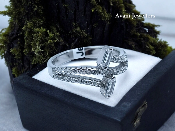 Avani Jewellers Silver Ladies Fancy Ring - 2.68, 12