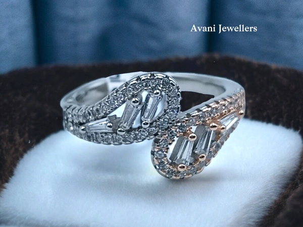 Avani Jewellers Silver Ladies Fancy Ring - 3.08, 11