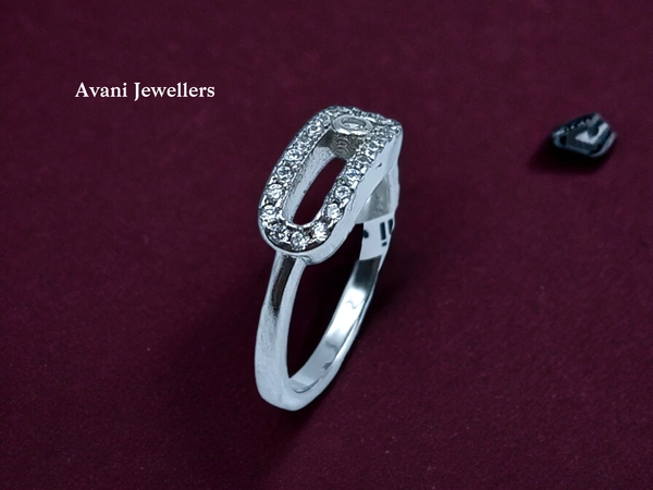 Avani Jewellers Silver Ladies Fancy Ring - 2.19, 9