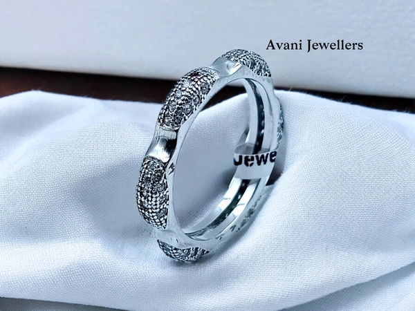 Avani Jewellers Silver Ladies Fancy Ring - 3.18, 16