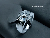 Avani Jewellers Silver Ladies Fancy Ring - 3.86, 15