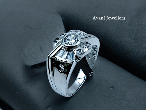 Avani Jewellers Silver Ladies Fancy Ring - 3.86, 15
