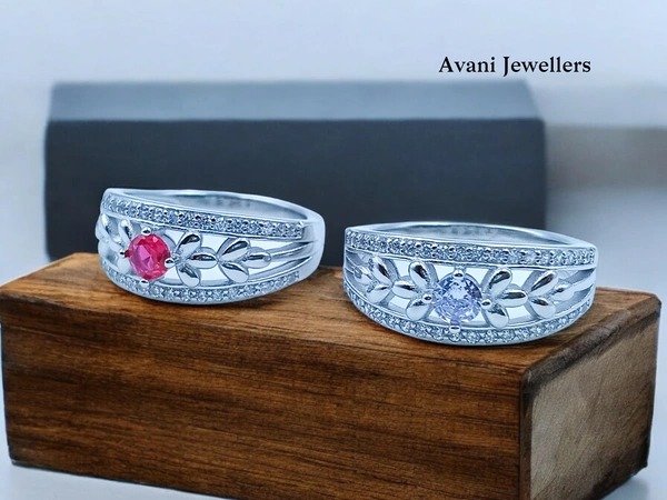 Avani Jewellers Silver Ladies Fancy Ring - 3.93, 17
